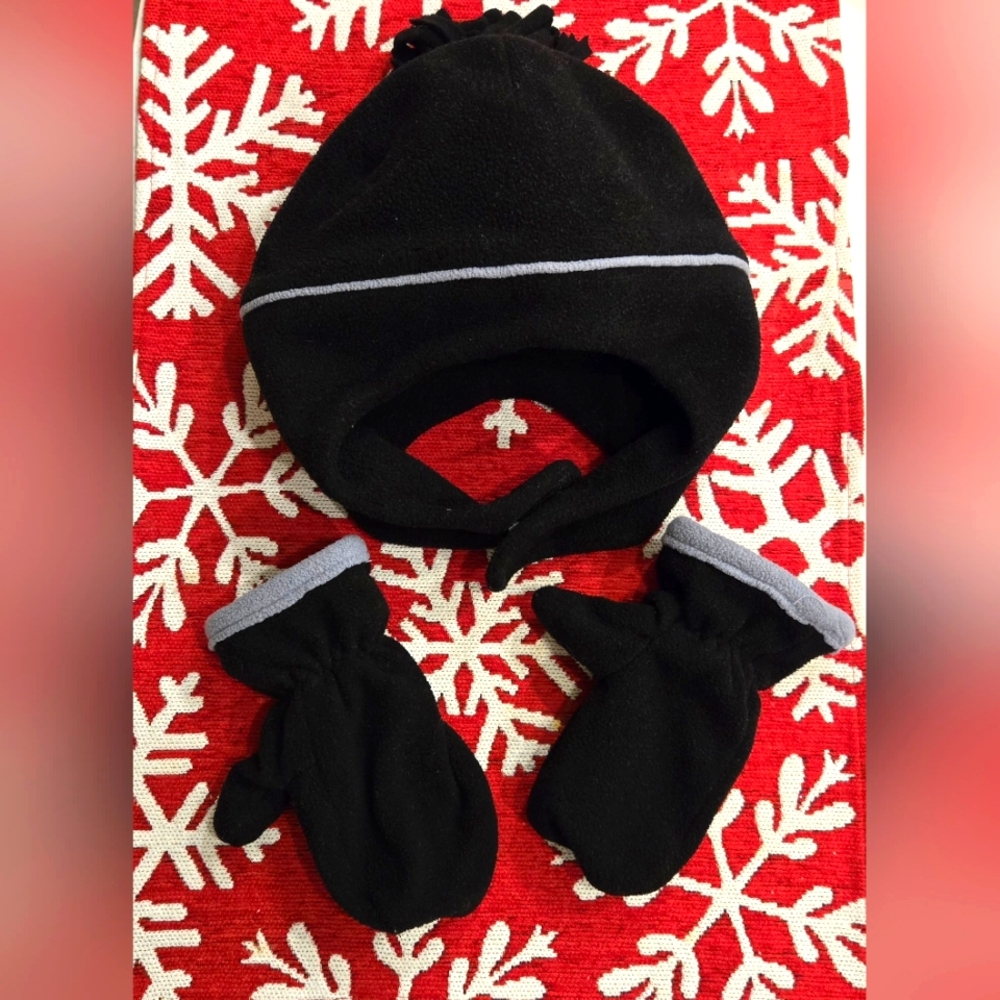 Boy's Fleece Hat with mits